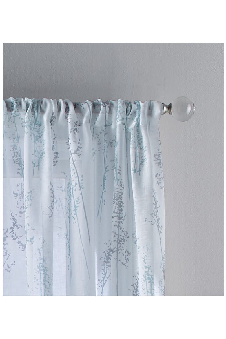 Whisper Poletop Curtain Panel, Alternate, color, AQUA