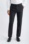 Berle Flat Front Tropical Weight Stretch Wool Dress Pants