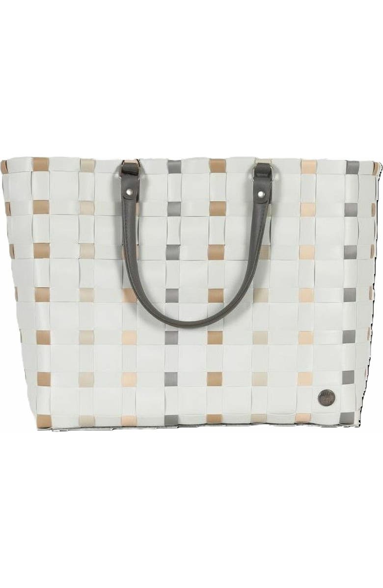 Handed By Dots Recycled Plastic Weekender Bag, Alternate, color, Misty Grey Mix