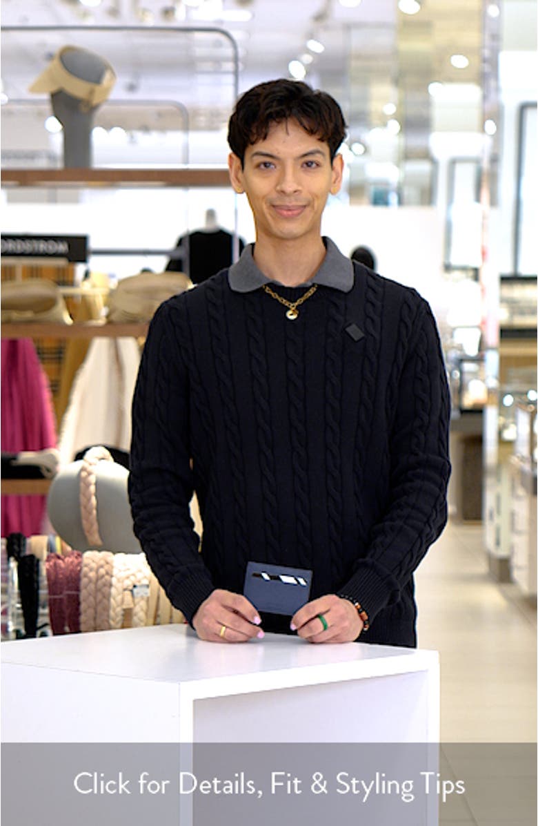 Sartorial Leather Card Case, sales video thumbnail