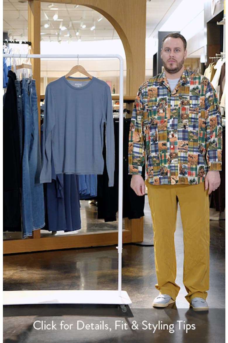 Modino Long Sleeve Wool Blend Crewneck T-Shirt video