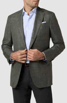 Sid Mashburn Virgil No. 2 Windowpane Check Wool & Silk Blend Sport Coat
