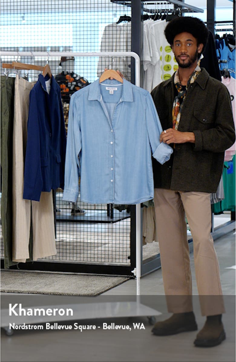 Chambray All Day Coastalina Button-Up Shirt, sales video thumbnail