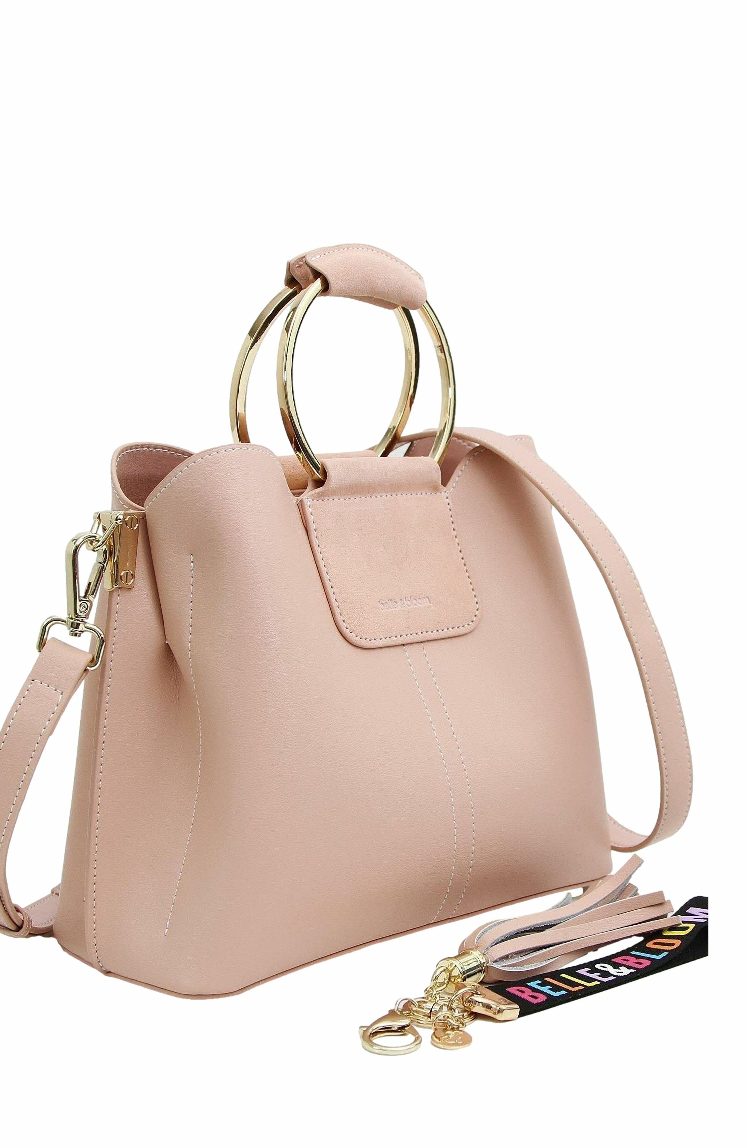 Twilight Leather Cross Body Bag, Alternate, color, DUSTY PINK