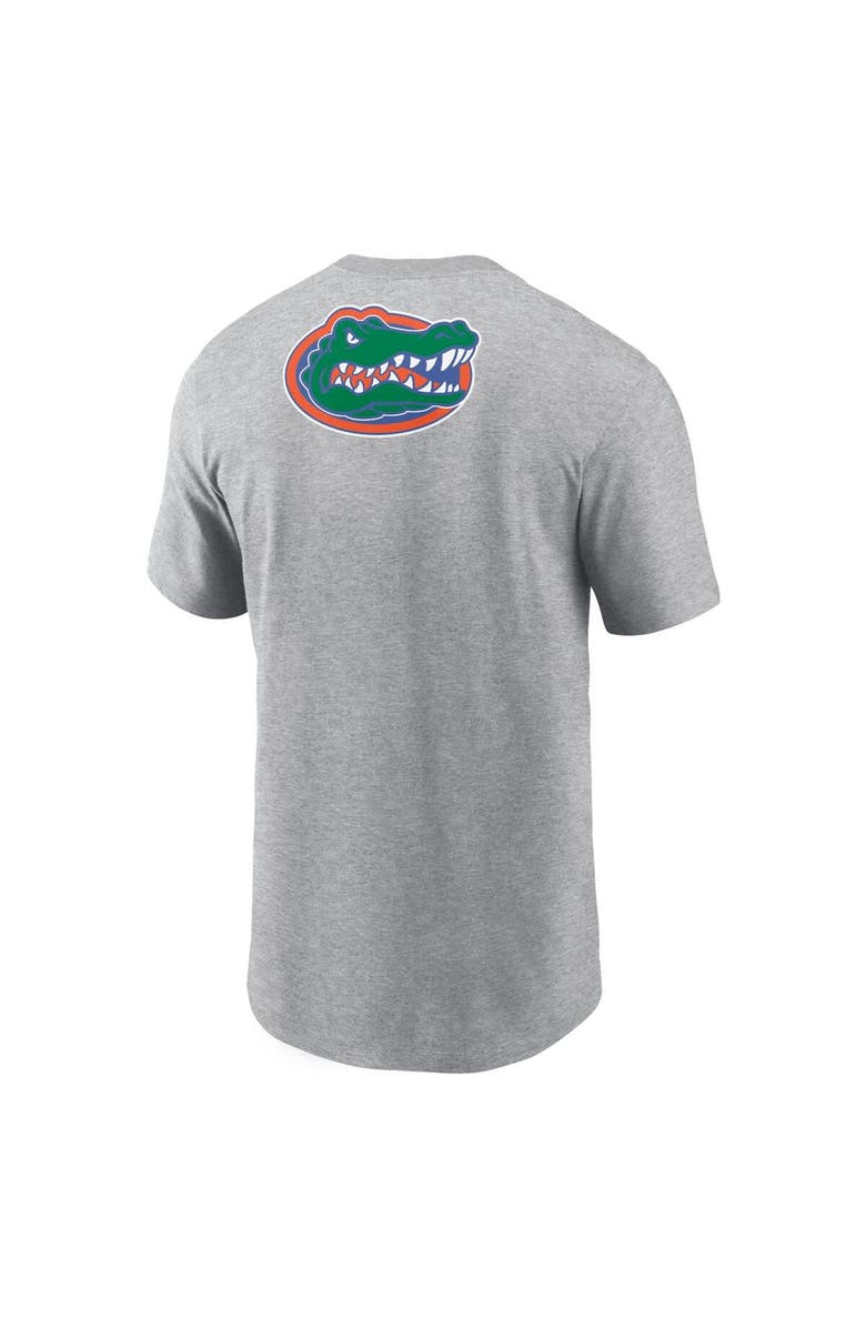 Jordan Brand Men's Jordan Brand Heather Gray Florida Gators Campus 2-Hit Primary Mascot T-Shirt, Alternate, color, Heather Gray