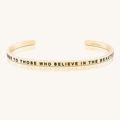 The Future Belongs To Those Who Believe In The Beauty Of Their Dreams bracelet