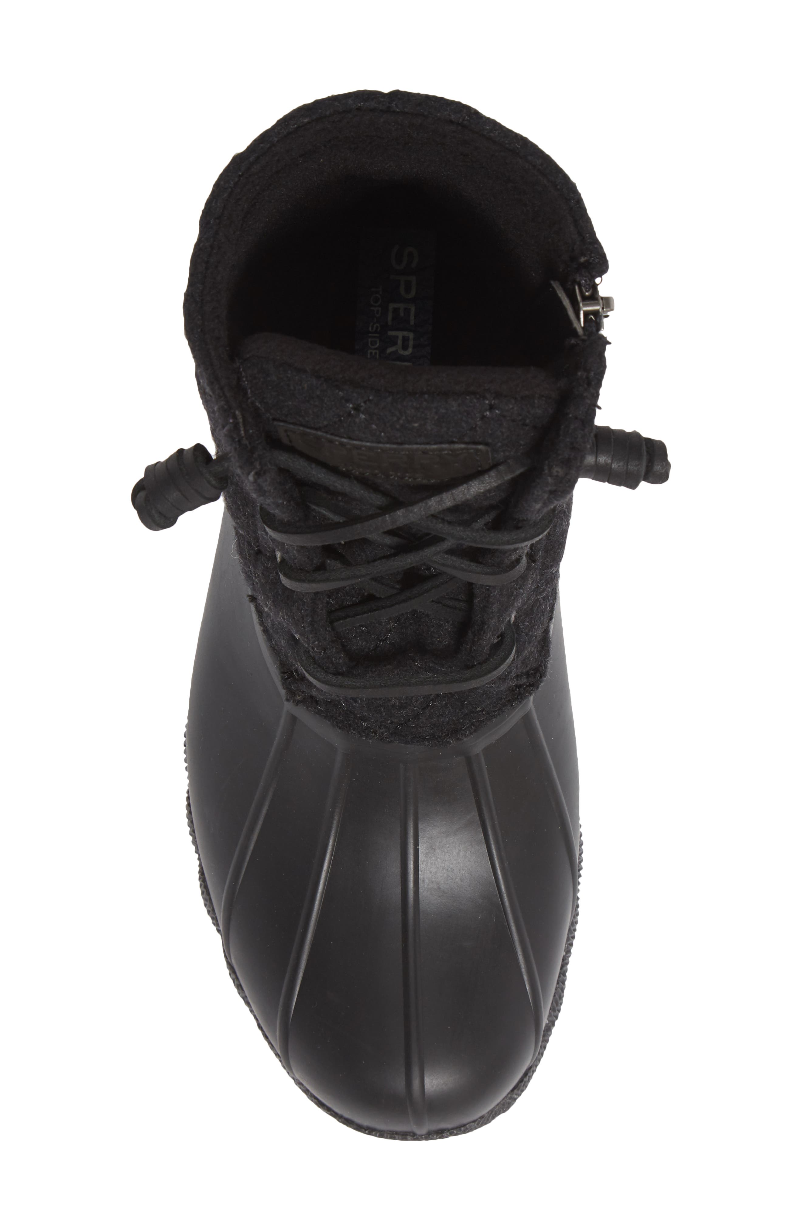Sperry Saltwater Quilted Waterproof Rain Boot, Alternate, color, 