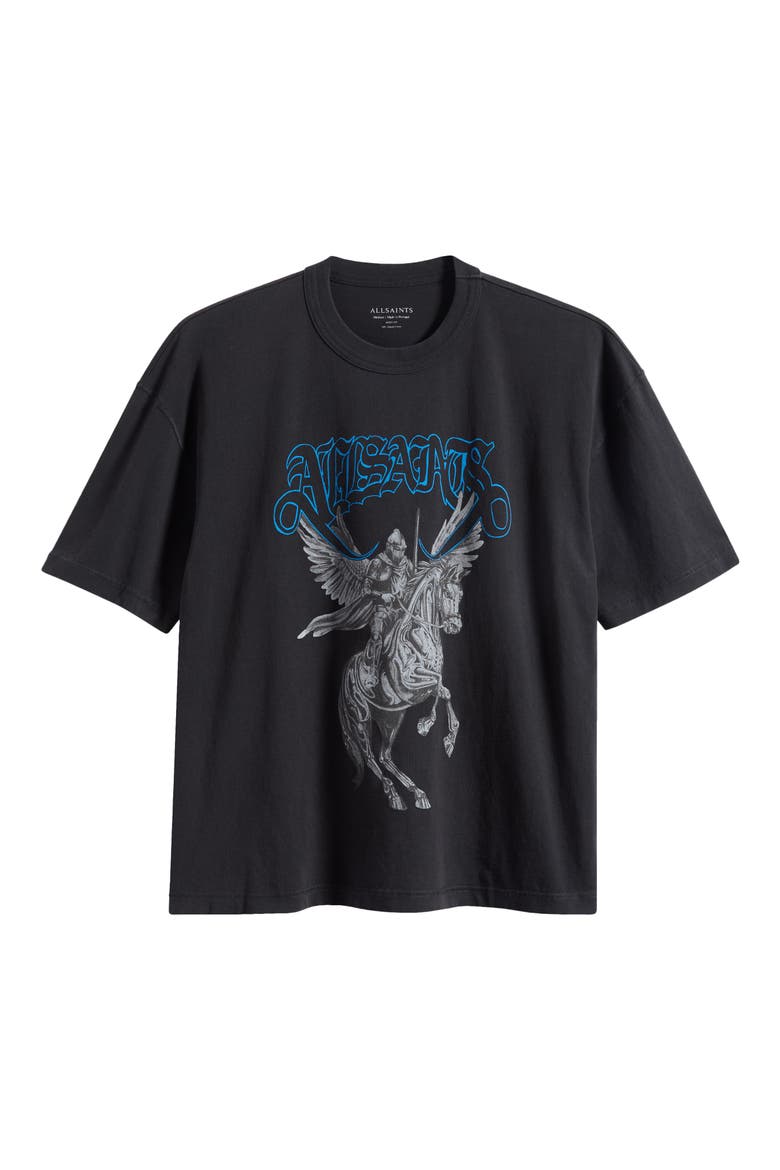 Vanguard Short Sleeve Organic Cotton T-Shirt, Main, color, WASHED BLACK