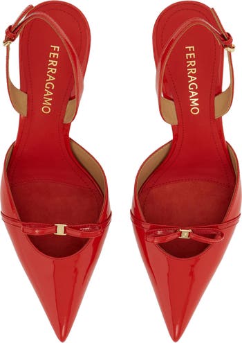 FERRAGAMO Gylla Pointed Toe Slingback Pump (Women) | Nordstrom