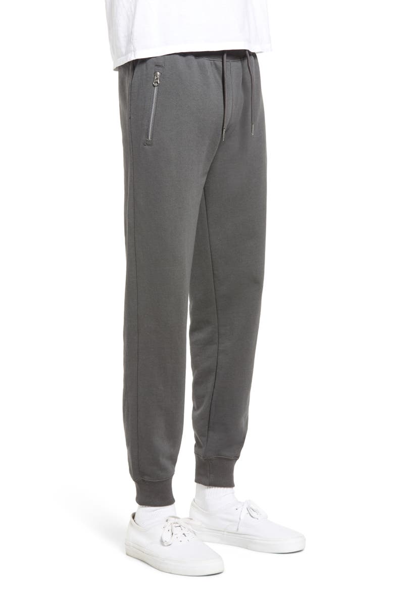 Modern Cotton Blend Joggers, Alternate, color, DARK GREY