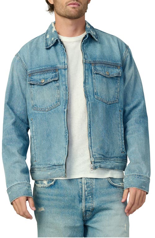 Joe's Alan Zip Denim Jacket In Tujunga