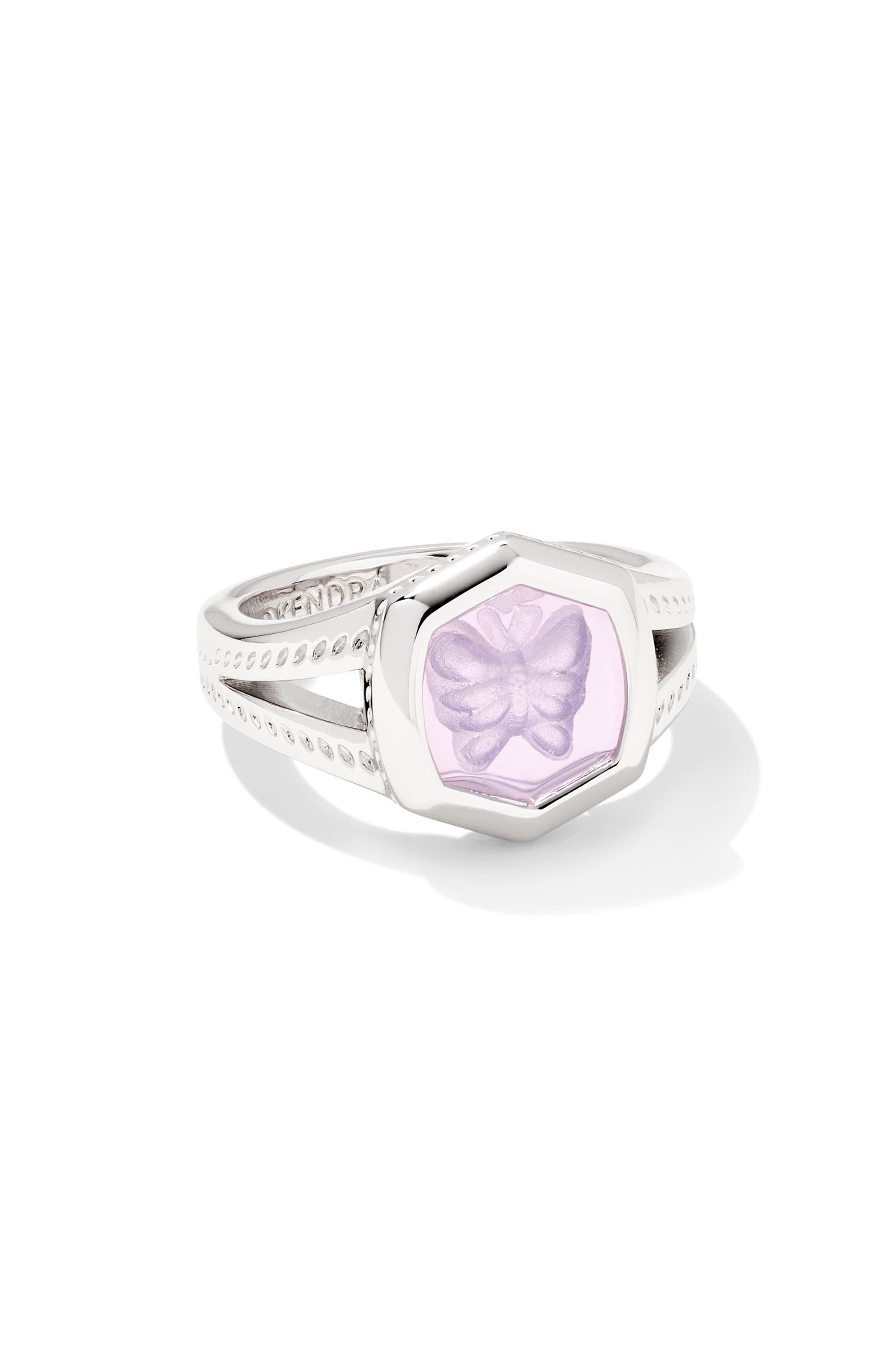 Kendra Scott Davie Intaglio Butterfly Statement Ring