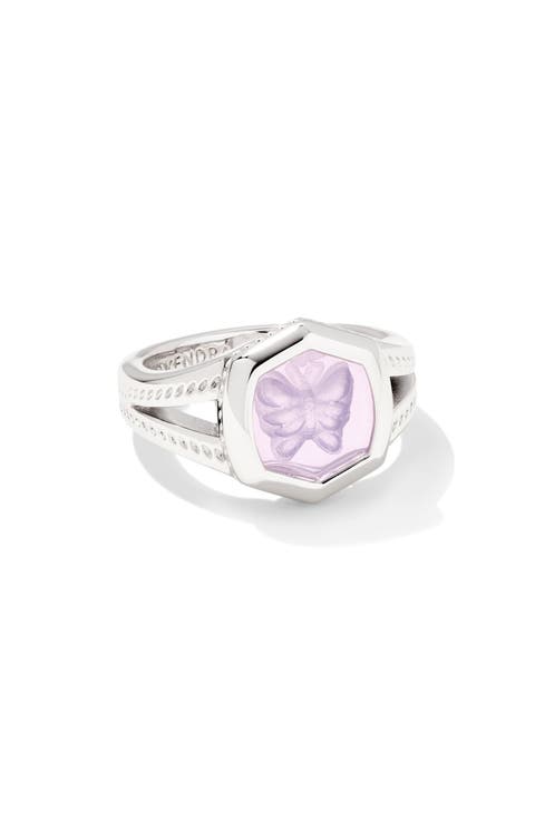 Davie Intaglio Butterfly Statement Ring