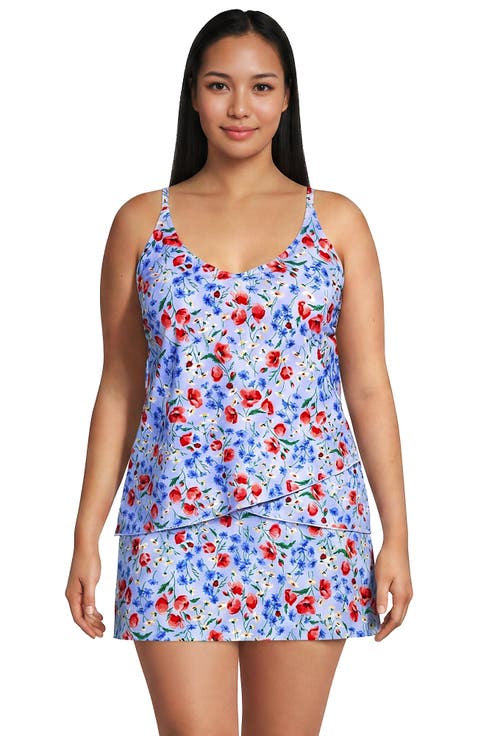 Tulip Hem Tankini Top