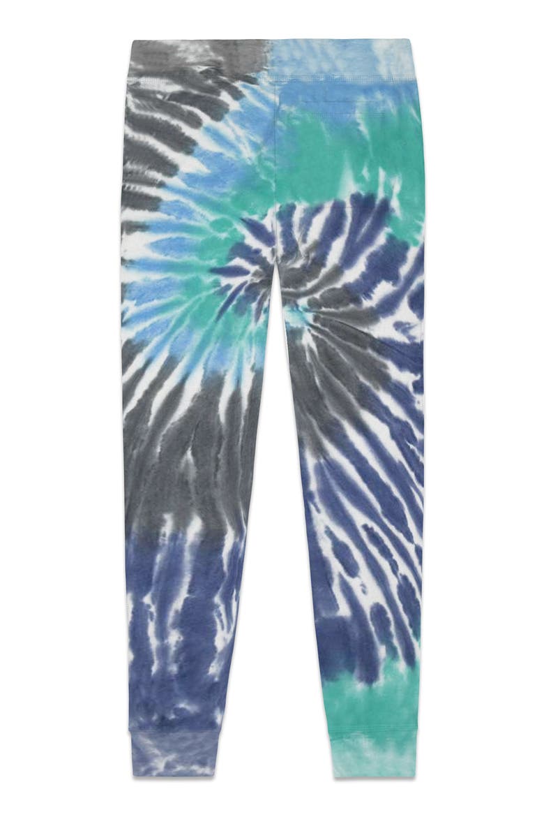 Mens Ghost Tie Dye Fleece Jogger Pant, Alternate, color, Glacier