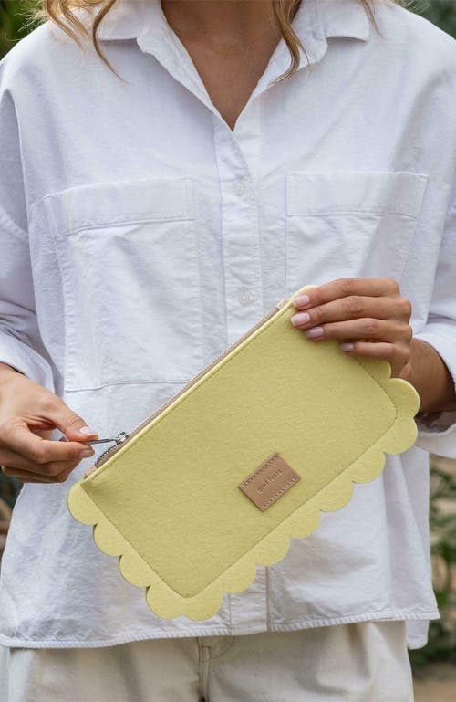 GRAF & LANTZ GRAF LANTZ DECO EDGE MERINO WOOL POUCH