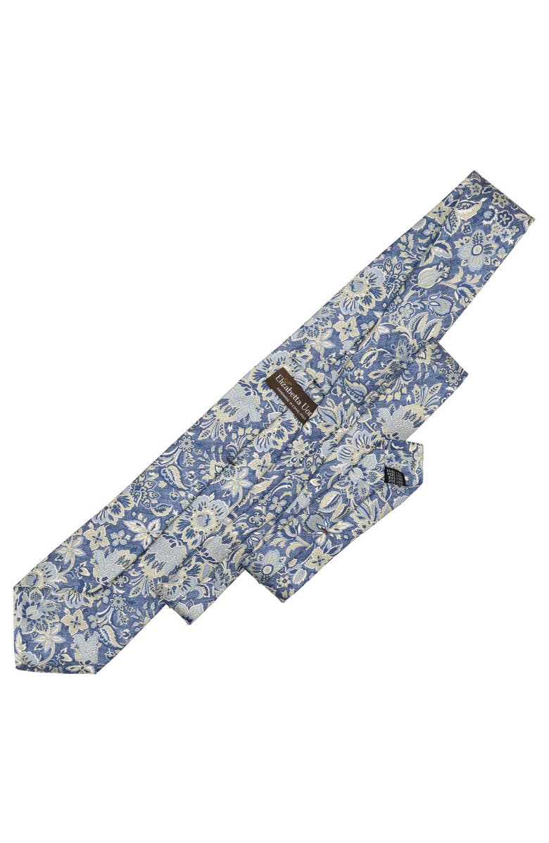 Elizabetta Catania - Printed Silk Tie for Men, Alternate, color, Blue