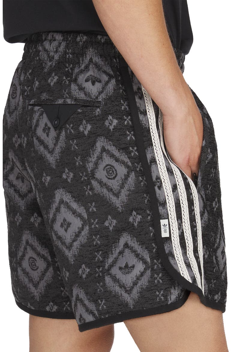 x CLOT Ikat Drawstring Shorts, Alternate, color, CARBON