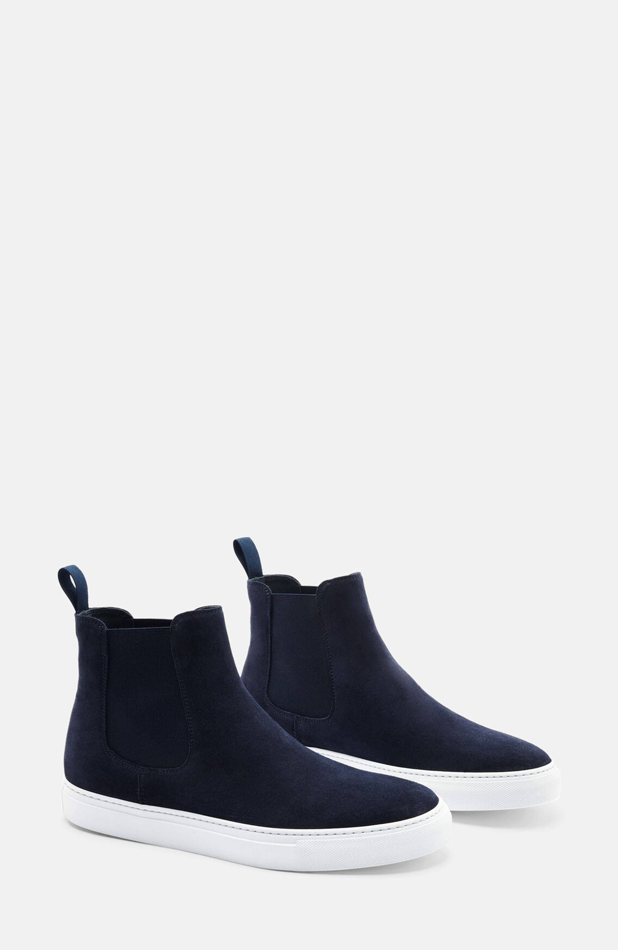 Tommaso Sneakers, Main, color, Blue - suede