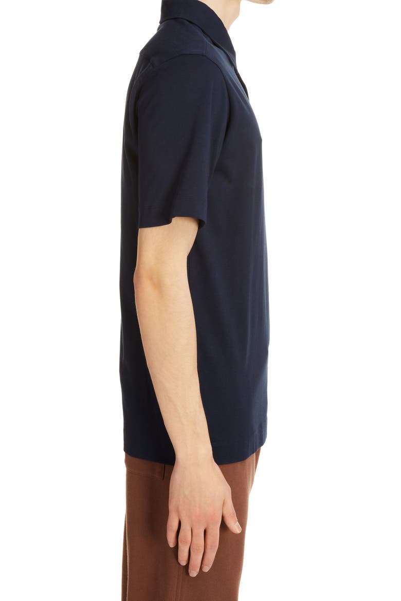 Helder Short Sleeve Jersey Polo, Alternate, color, NAVY