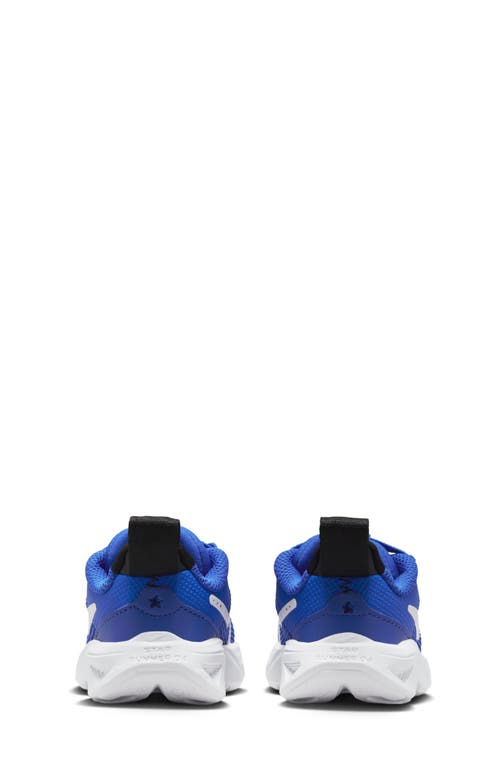 Nike Kids' Star Runner 4 Sneaker In Blue/white/black