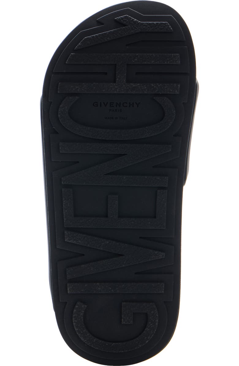 Givenchy Label Slide Sandal, Alternate, color,