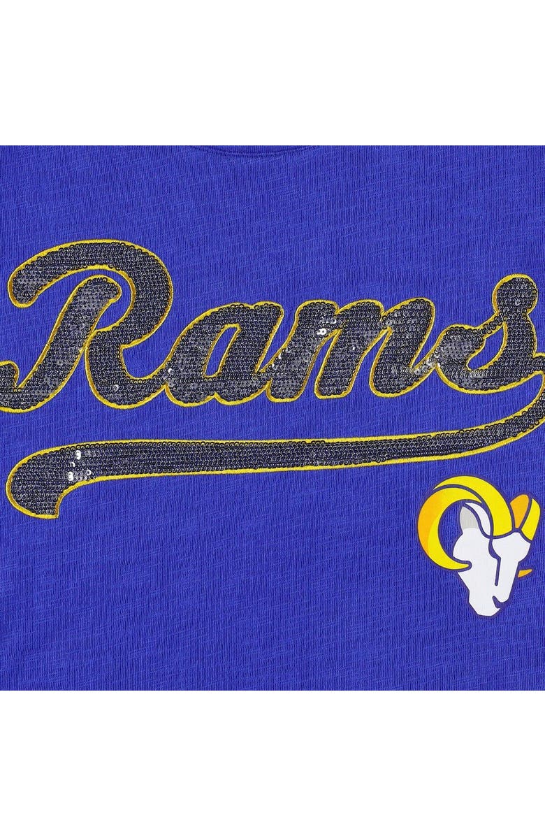 Tommy Hilfiger Women's Tommy Hilfiger Royal Los Angeles Rams Justine Long Sleeve Tunic T-Shirt, Alternate, color, Royal