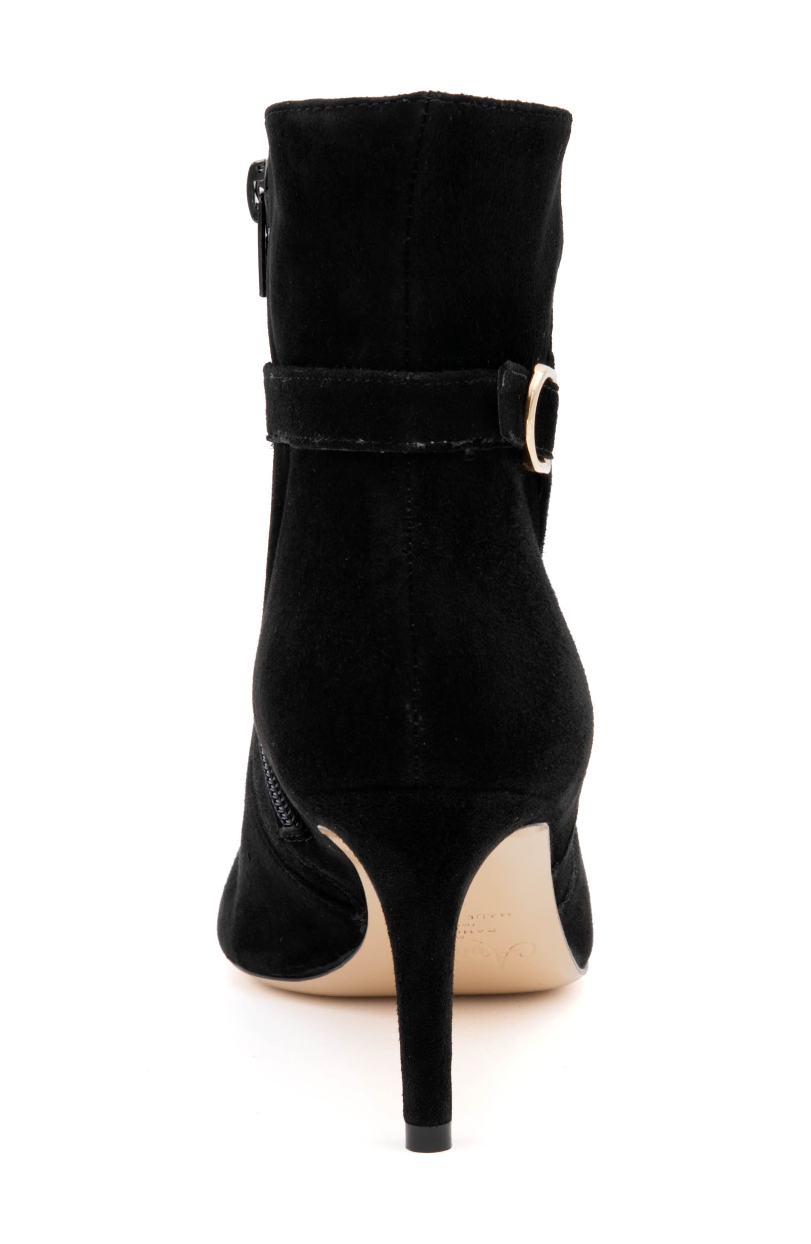 Amalfi by Rangoni Lucario Bootie, Alternate, color, Black Cashmere Gold Buckle