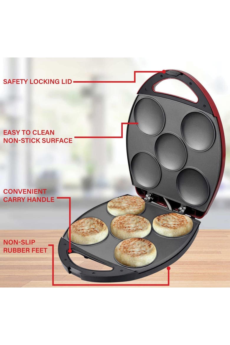 Arepa Maker, Alternate, color, Red