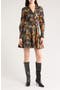 Laney Long Sleeve Pleated Shirtdress