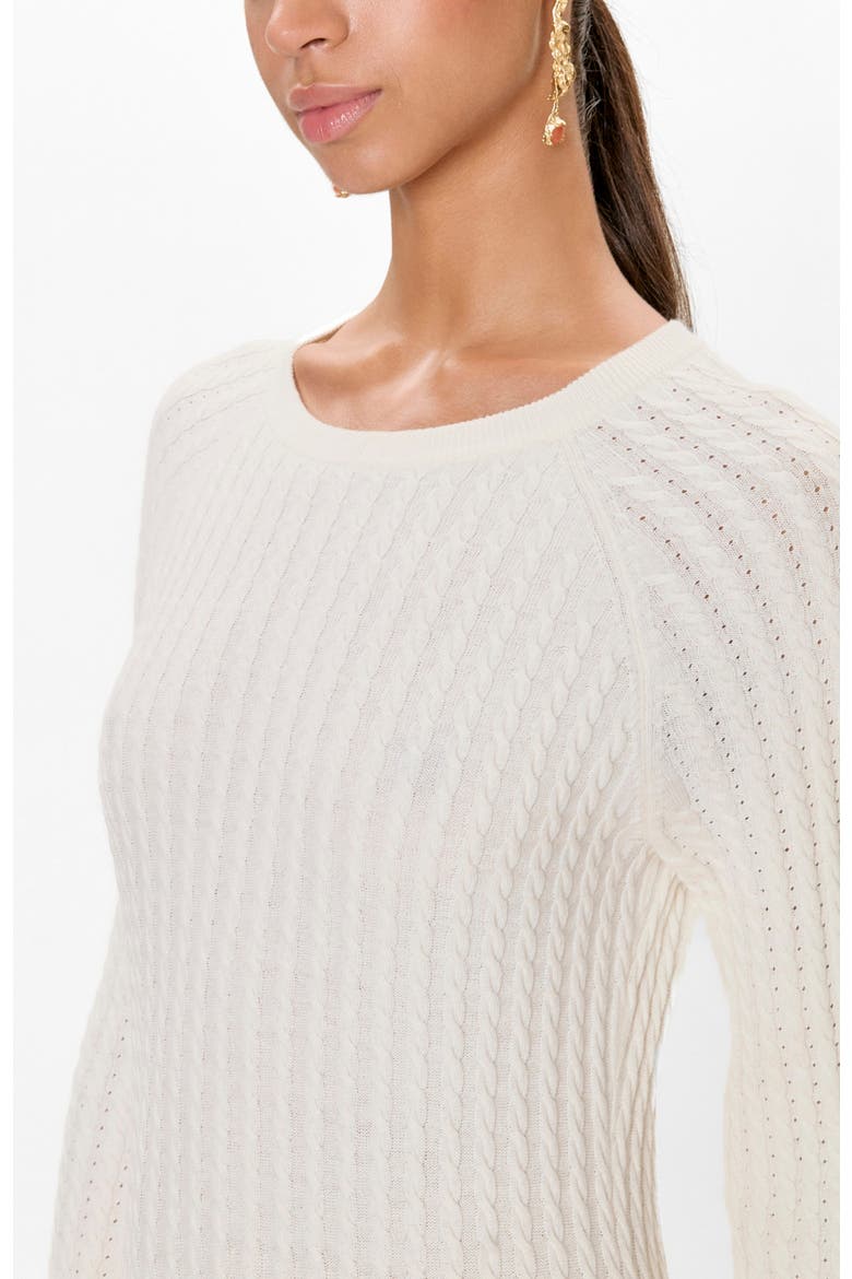 Ella Sweater Dress, Alternate, color, Ivory