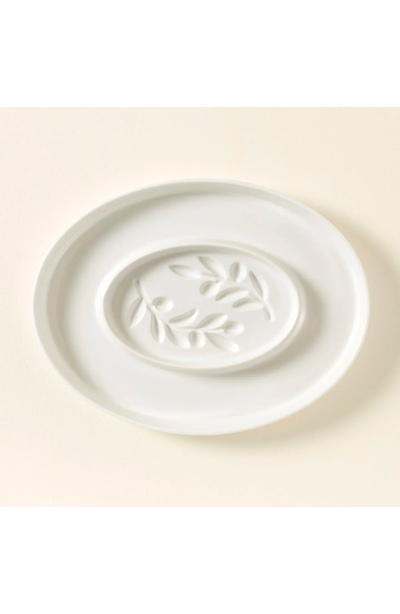 Uncommon Goods Olive Oil & Vinegar Dipping Tray, Alternate, color, White