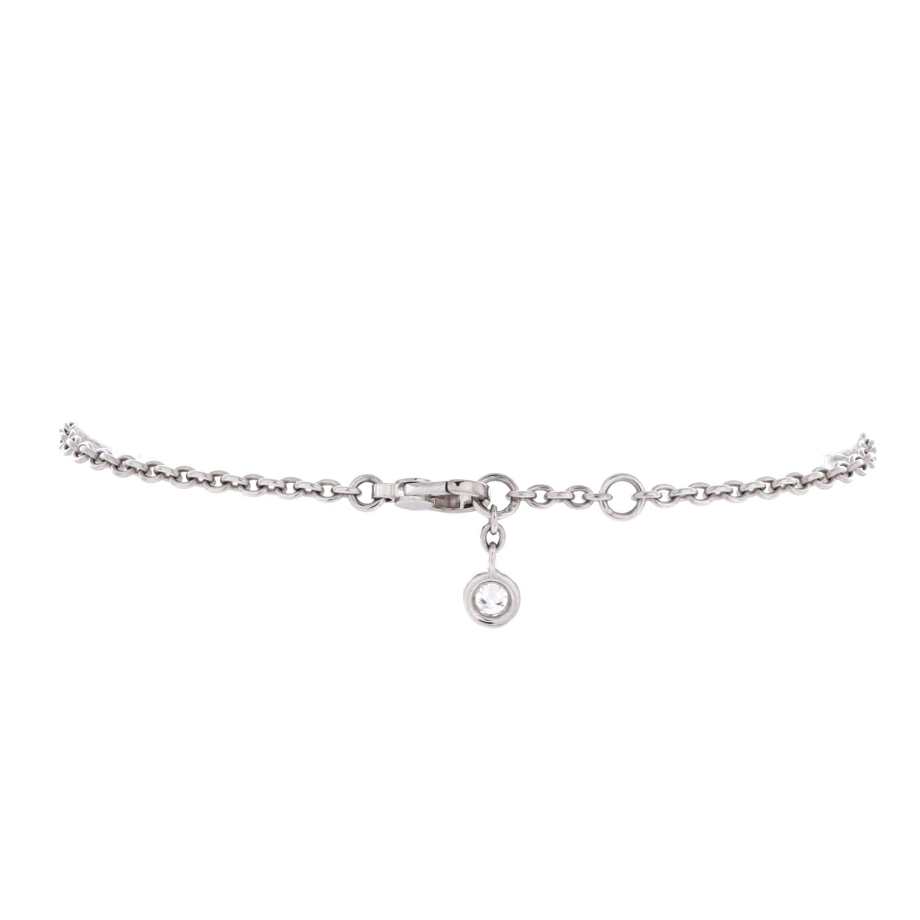 Pre-Owned Hermes Finesse Bracelet 18K White Gold and Diamonds, Alternate, color, White Gold