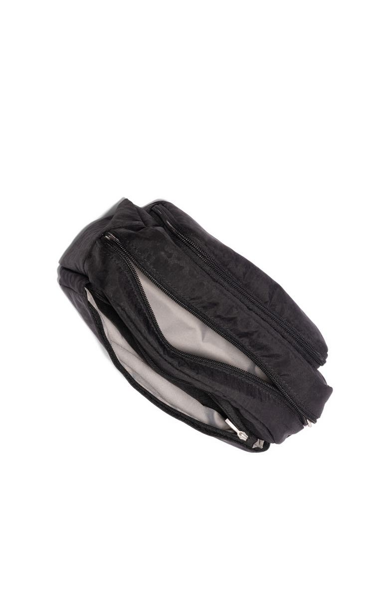 BAGGALLINI Pocket Cosmetic Bag with Brush Organization, Alternate, color, Black Cheetah Emboss