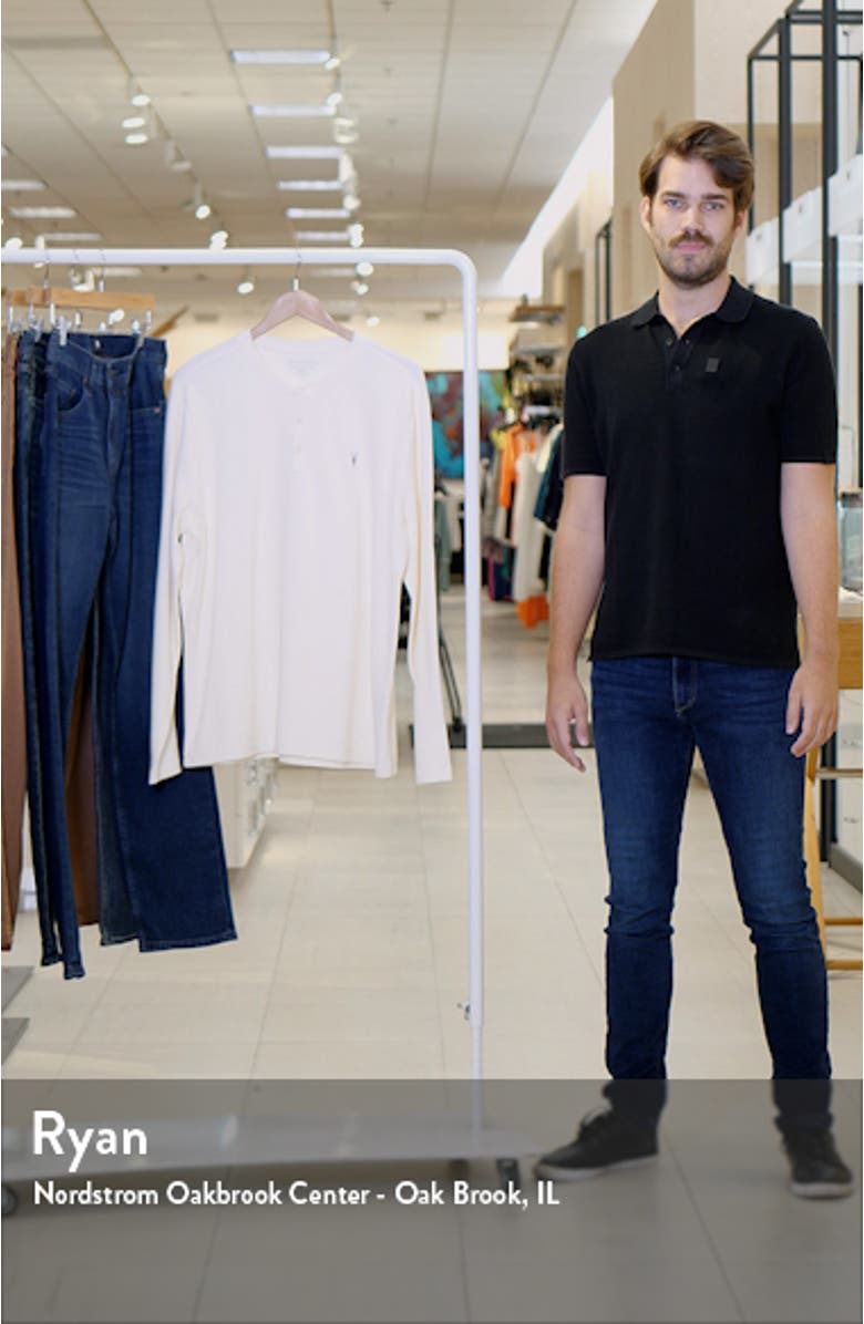 Rowe Long Sleeve Cotton Henley, sales video thumbnail