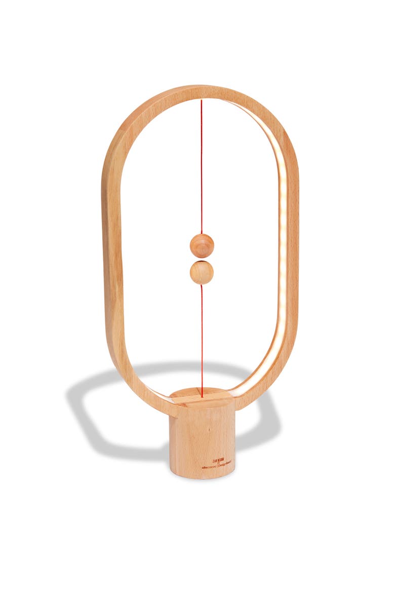 Soda Says x Heng Balance Lamp, Main, color, LIGHT WOOD