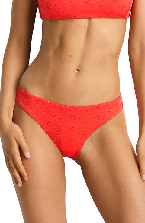 Moderate Coverage Mid Rise Swim Bottoms