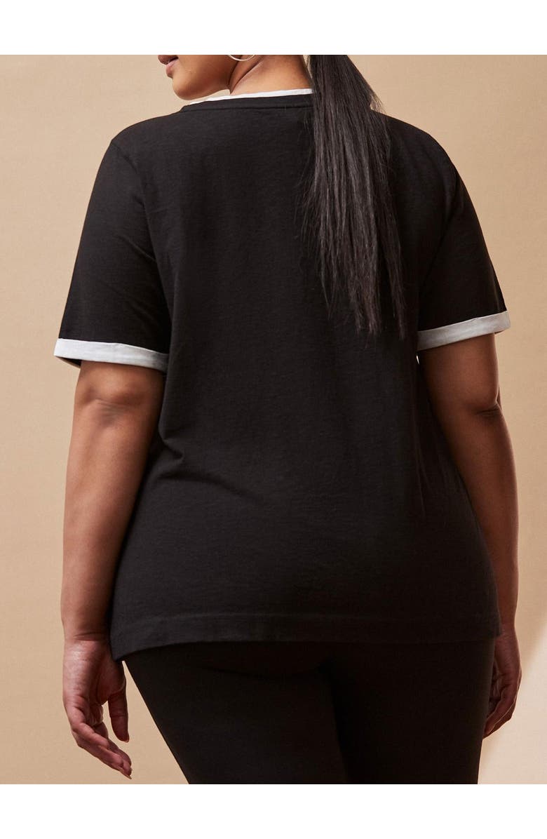 Live Unlimited Contrast T-Shirt, Alternate, color, Black