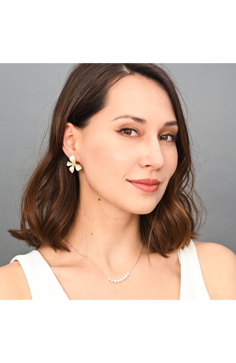 Starfish Project Harmony Pearl Cluster Necklace, Alternate, color, White