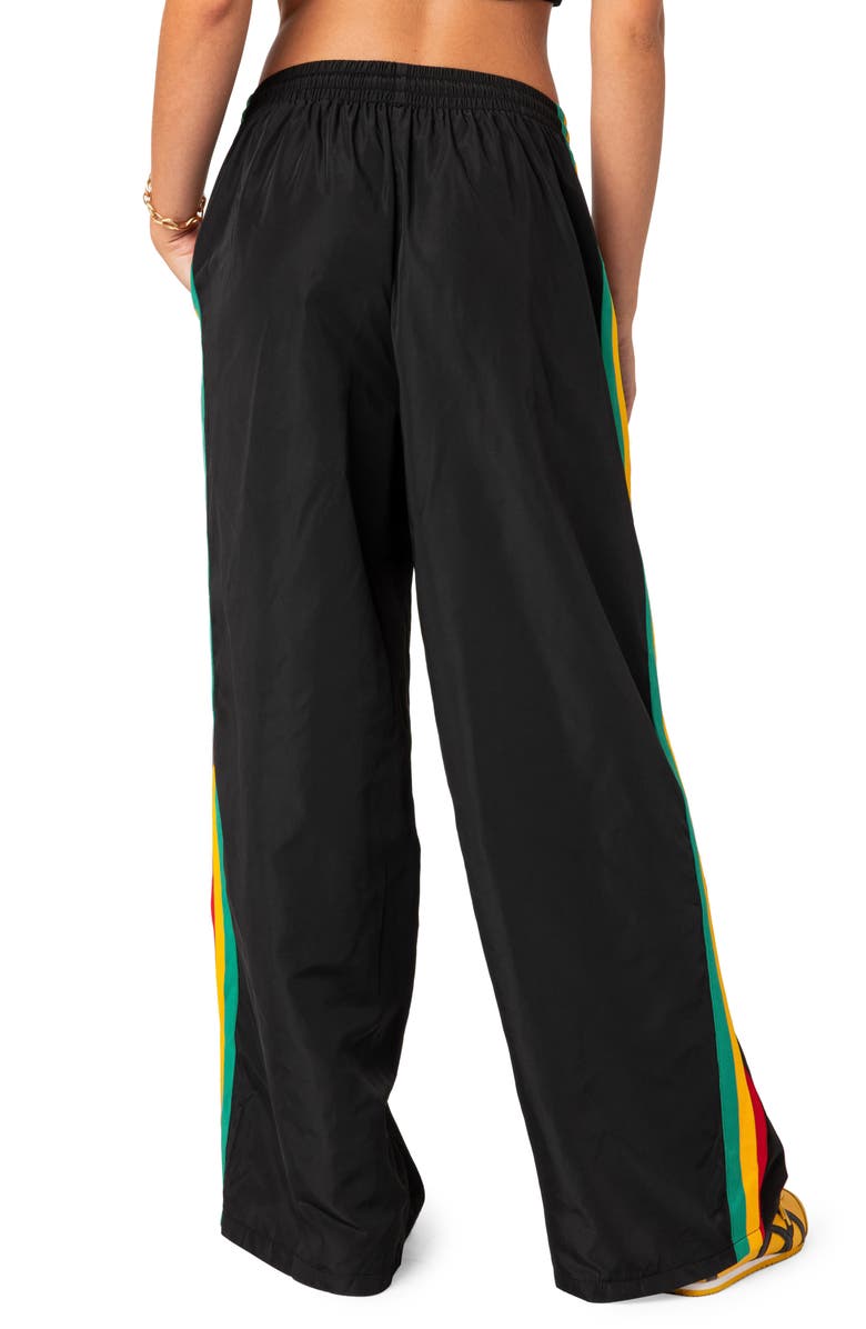 EDIKTED Brasil Track Pants, Alternate, color, Black