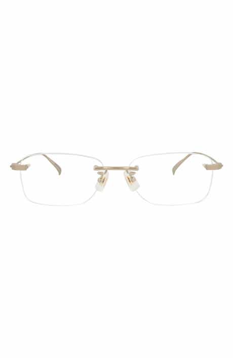 Dunhill 56mm Rectangular Optical Glasses