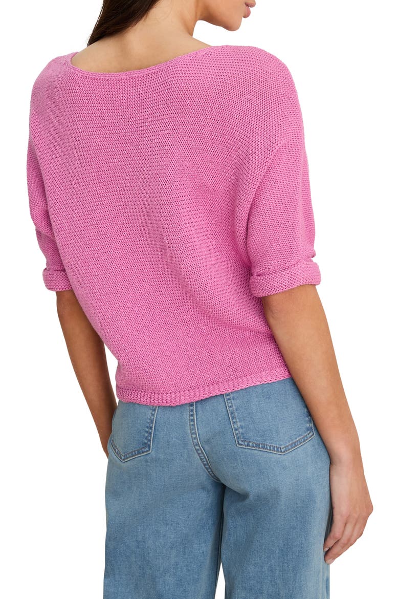 NIC+ZOE Crimpy Roll Sleeve Sweater (Women) | Nordstrom