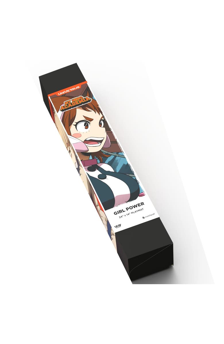 UniVersus My Hero Academia Girl Power Ochaco, Mt. Lady, Toga Playmat 24 X 14", Alternate, color, Multicolored