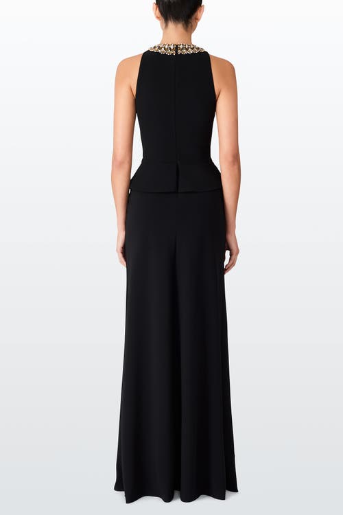 Jenny Packham Sulphice Maxi Dress In Black