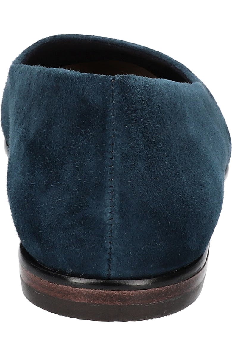 Bella Vita Kimiko Flat, Alternate, color, Navy Kidsuede Leather