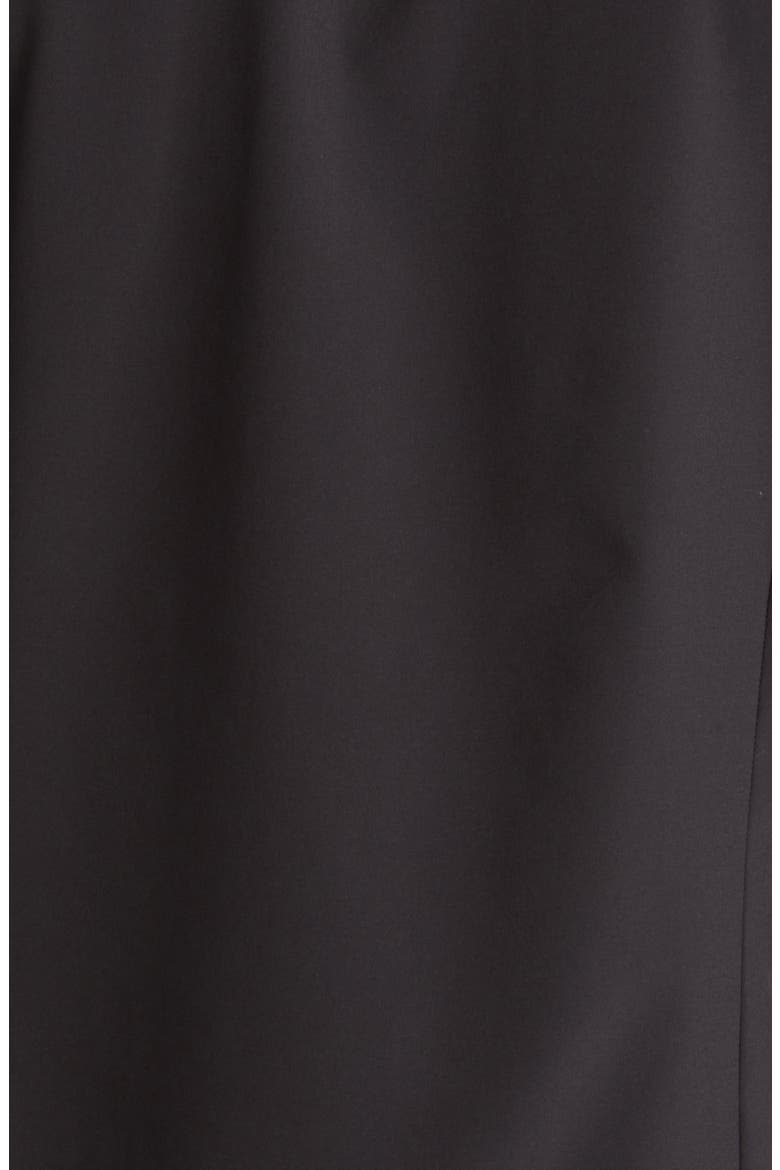 Leeward No-Tuck Stretch Button-Up Shirt, Alternate, color, BLACK