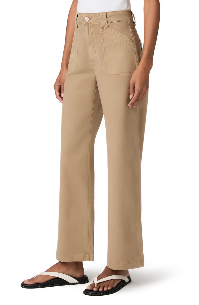 PAIGE Ari High Waist Wide Leg Utility Pants, Alternate, color, Vintage Beechwood