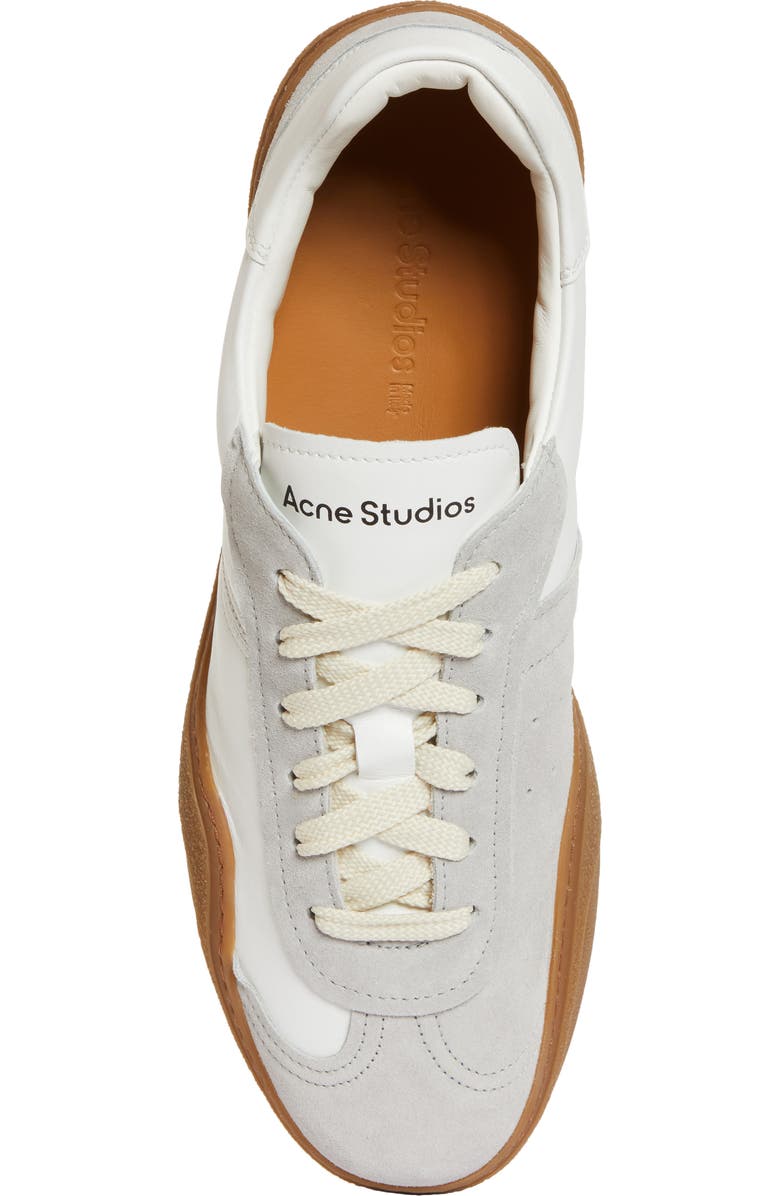Acne Studios Low Top Sneaker, Alternate, color, White/Brown
