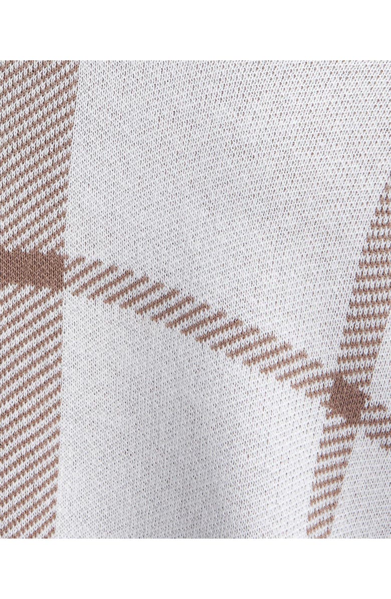 Barbour Veronica Tartan Cotton Knit Cape, Alternate, color, 