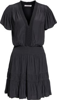 Ramy Brook Irene Short Sleeve Minidress
